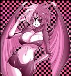  bat_wings breasts demon_girl duel_monster erect_nipples monster_girl wings yu-gi-oh! yubel yuu-gi-ou_gx 