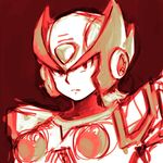  android helmet long_hair male_focus pas_(paxiti) ponytail rockman rockman_x rockman_zero simple_background sketch solo upper_body zero_(rockman) 