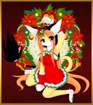  bell candy_cane christmas cute female holidays luna777 moondog solo taratsu_(character) xmas 