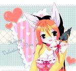  &hearts; &lt;3 avian bird breasts cleavage female holidays luna777 moondog taratsu_(character) valentine&#039;s_day valentine's_day 