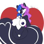 &hearts; &lt;3 anthro big_breasts blue_nipples breasts collar female hair long_hair looking_at_viewer mammal navel necklace nightfaux nipples nude onyx onyx_(iceblueeyes) pose pussy skunk solo two_tone_hair 