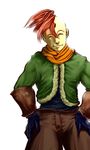  1boy male male_focus mohawk pixiv_thumbnail resized saga saga_frontier saga_frontier_2 smile solo standing tyler 