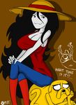 adventure_time breasts canine dog female finn_the_human hat human jake_the_dog living_chair male mammal marceline simple_background sitting undead vampire wjs wolfjedisamuel 
