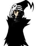  cloak lines_of_sanzu mask shinigami_sama soul_eater yellow_eyes 