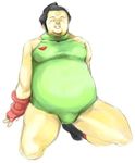  cammy_white cammy_white_(cosplay) cosplay edmond_honda fat gloves leotard male_focus solo street_fighter 