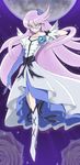  absurdres asymmetrical_clothes blue_eyes blue_flower blue_rose boots bow choker cure_moonlight dress earrings elbow_gloves eyelashes flower gloves hair_flower hair_ornament heart heartcatch_precure! highres jewelry knee_boots long_hair magical_girl precure purple purple_hair ribbon rose shijou_yukimasa single_elbow_glove single_glove solo tsukikage_yuri very_long_hair wrist_cuffs 