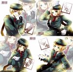  aplerichi axis_powers_hetalia bag china_(hetalia) chinese cyrillic english hat letter love_letter military multiple_boys poland_(hetalia) russia_(hetalia) russian thank_you united_kingdom_(hetalia) 