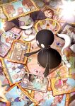  1girl a-q_(madoka_magica) akemi_homura akino_kaede charlotte_(madoka_magica) full_body futaba_sana highres hiiragi_nemu holding_painting indoors kamihama_university_affiliated_school_uniform kaname_madoka kaname_madoka_(haregi_ver.) kyubey light_particles magia_record:_mahou_shoujo_madoka_magica_gaiden magical_girl mahou_shoujo_madoka_magica mahou_shoujo_madoka_magica_(anime) mahou_shoujo_madoka_magica_magia_exedra memspark_(madoka_magica) miki_sayaka miki_sayaka_(surfer_ver.) minami_rena mitsuki_felicia momoe_nagisa momoe_nagisa_(swimsuit_ver.) namae_(magia_exedra) nanami_yachiyo nighthawk_(madoka_magica) paint_tube painting_(object) picture_frame sakura_kyoko sakura_kyoko_(haregi_costume) satomi_touka school_uniform solo taka.yana tamaki_ui togame_momoko tomoe_mami witch_(madoka_magica) yui_tsuruno 