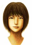  bad_id bad_pixiv_id brown_eyes brown_hair face final_fantasy final_fantasy_vii headband short_hair solo yatya yuffie_kisaragi 