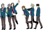  aarue asahina_mitsuru asakura_ryou book computer_club_president genderswap genderswap_(ftm) kimidori_emirio kita_high_school_uniform male_focus multiple_boys nagato_yuuki non-web_source school_uniform student_council_president suzumiya_haruhi_no_yuuutsu tsuruya-senpai 