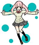 bad_id bad_pixiv_id eighth_note kaprice musical_note original pink_hair skirt socks solo twintails 