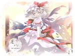  closed_eyes hat remilia_scarlet shino_(eefy) solo touhou wings 