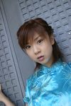  asian china_dress chinadress chinese_clothes dress highres hoshino_aki marshmallow photo qipao 
