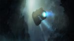  copyright_request dark glowing no_humans seafh submarine underwater watercraft 