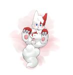  blue_eyes chubby cub flaccid lambent male solo young zangoose 