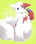  &#12417;&#12400;&#12360; &hearts; ??? ambiguous_gender big_tail fluffy_tail nintendo pok&#233;mon pok&eacute;mon solo standing video_games zangoose 