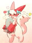  &hearts; ??? chieri female fur looking_at_viewer markings nintendo pillow pok&#233;mon pok&eacute;mon red_markings solo standing star video_games white_fur zangoose 