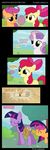  applebloom_(mlp) bag clouds comic dialogue diegotan dt elder&#039;s_scrolls equine female flower friendship_is_magic hair hooves horn horse invalid_background mane medallion my_little_pony pegasus pony scootaloo_(mlp) scroll sky sweetie_belle_(mlp) tree twilight_sparkle_(mlp) unicorn wings wood 