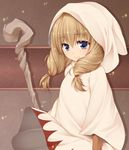  bad_id bad_pixiv_id big_wednesday blonde_hair blue_eyes braid final_fantasy final_fantasy_tactics gloves hood robe smile solo staff standing white_mage white_mage_(fft) 