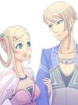  brother_and_sister brown_hair droselle_schall green_eyes jewelry klein_schall open_mouth siblings tales_of_(series) tales_of_xillia 