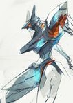  bad_pixiv_id halftone jehuty kannoaki mecha no_humans orbital_frame sketch solo zone_of_the_enders 