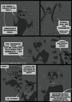  black_and_white blush comic dialog english_text greyscale group king_julien kowalski lemur madagascar male maurice monochrome penguin ringtail text the_penguins_of_madagascar tsuyagami 