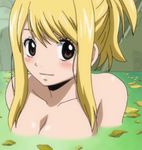  bath blonde_hair breasts brown_eyes fairy_tail lucy_heartfilia screencap 