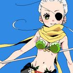  alfa_system breasts eyepatch green_eyes grey_hair lowres pixiv_thumbnail qq_selesneva richa_doa scarf tales_of_(series) tales_of_innocence 