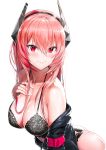  bra cleavage girls_frontline greem_bang m4_sopmod_ii_(girls_frontline) open_shirt pantsu 