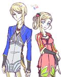 blue_eyes breasts brother_and_sister brown_hair droselle_schall jewelry klein_schall siblings tales_of_(series) tales_of_xillia 