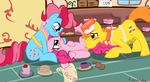  blue_eyes cutie_mark equine female female_ejaculation feral friendship_is_magic group hair horse male mammal mr_cake_(mlp) mrs_cake_(mlp) my_little_pony oral pink_hair pinkie_pie_(mlp) pony pussy pussy_juice sex straight tiarawhy vaginal 