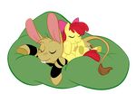  2011 apple_bloom_(mlp) applebloom_(mlp) cub cute dleeping donkey equine female feral friendship_is_magic horse lapinbeau male mammal my_little_pony pony sleeping young 