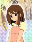  brown_eyes brown_hair casual hirasawa_yui k-on! short_hair solo tansan_tom zoom_layer 