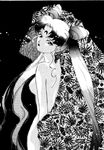  bishoujo_senshi_sailor_moon bishoujo_senshi_sailor_moon_r black_lady breasts chibi_usa monochrome nude twintails 