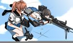  2girls gloves gun multiple_girls original school_uniform serafuku sniper weapon 