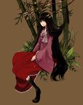  bad_id bad_pixiv_id black_hair houraisan_kaguya long_hair riku_(wana) solo touhou 