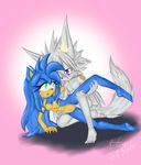  destiny_the_hedgehog duo female half-closed_eyes hedgehog male mammal original_character rx-wolfblade rx_wolfblade sega sex sonic_(series) straight unknown_artist wolf 