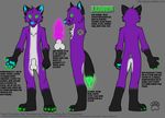  bioluminescence canine erection flaccid fox fursona glowing male mammal model_sheet penis piranhapettingzoo ref_sheet sheath solo yiffy_foxy 