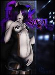  breasts canine dog female fluffy_tail looking_at_viewer mammal piercing siva statik 