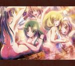  aoki_reika ass blonde_hair breasts candy_(smile_precure!) closed_eyes convenient_arm covering eyelashes green_eyes green_hair hair_censor hair_over_breasts hair_over_one_breast highres hino_akane_(smile_precure!) holding holding_towel hoshizora_miyuki inoshishi_(ikatomo) kise_yayoi letterboxed light_particles long_hair medium_breasts midorikawa_nao multiple_girls nude nude_cover one_eye_closed pink_eyes pink_hair precure purple_hair red_hair short_hair small_breasts smile_precure! sparkle tears towel towel_on_head water white_towel 