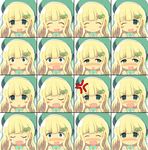  ^_^ blonde_hair blush crying emotion eyes_closed green_eyes senran_kagura senran_kagura_(series) tears yomi_(senran_kagura) 