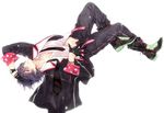  bad_id bad_pixiv_id belt blue_eyes blue_hair boots full_body gloves hand_on_own_head ichinose_tokiya male_focus necktie simekirikowai simple_background solo star uta_no_prince-sama watch white_background wristwatch 