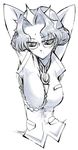  1girl breasts glasses himemiya_anthy short_hair shoujo_kakumei_utena 