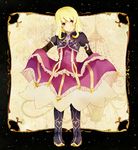  bad_id bad_pixiv_id blonde_hair boots dress dress_lift elize_lutus heart jewelry necklace purple_dress purple_footwear silver_eyes skirt skirt_lift solo standing tales_of_(series) tales_of_xillia xxxceller 