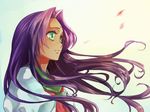  dark_skin green_eyes himemiya_anthy long_hair purple_hair shoujo_kakumei_utena smile 