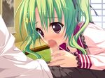  censored fellatio game_cg green_hair hoshizora_e_kakaru_hashi penis toudou_koyori 