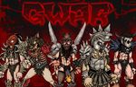  band gwar metal monsters skull weird_penis wolf_head 