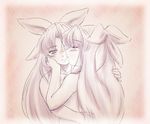  blush chunpai closed_eyes hug long_hair multiple_girls nude scrapped_princess smile very_long_hair yuri zefiris 