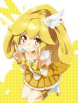  bad_id bad_pixiv_id blonde_hair blush bow choker cure_peace double_v hair_flaps heirou kise_yayoi magical_girl ponytail precure shorts shorts_under_skirt skirt smile_precure! solo v wide_ponytail yellow yellow_bow yellow_choker yellow_eyes yellow_shorts yellow_skirt 