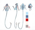  character_reference dreamkeepers long_tail male model_sheet plain_background red_eyes sketch whip_(dreamkeepers) white_background 